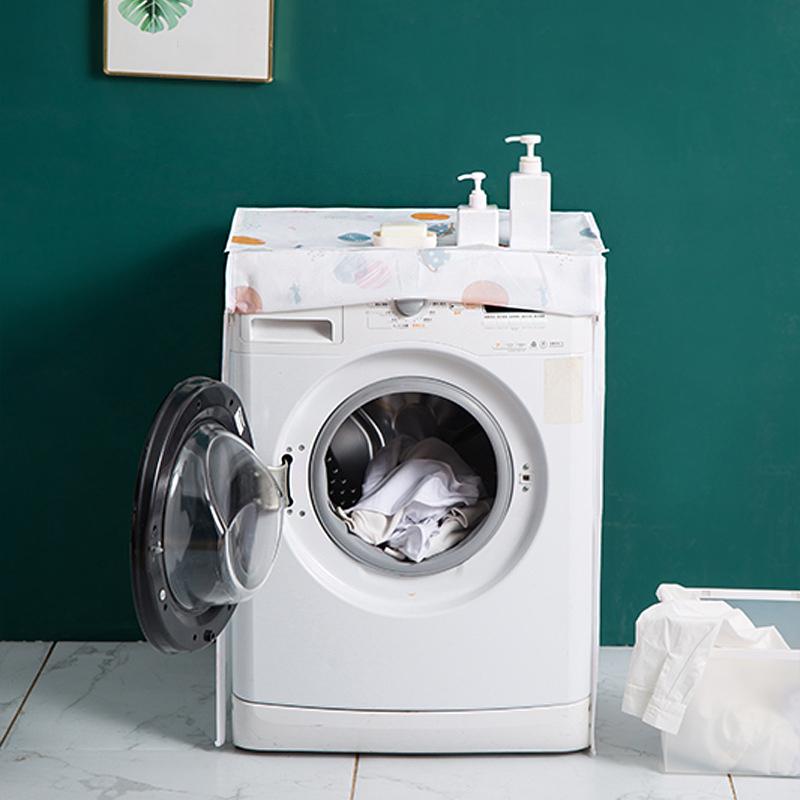 1PC Universal Washing Machine Cover Washing Machine Dust Cover Anti-Mold Laundry Cover Heavy-Duty 83x62cm/84x57cm