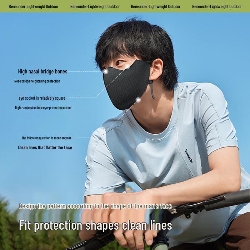 Bananaup Men's Breathable Sun Protection Face Mask