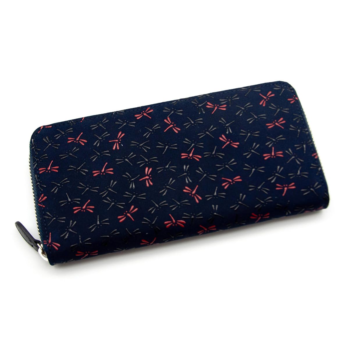 

Indenya Inden Long Wallet Nagomi Dragonfly Traditional Craft Koshu Inden Deerskin Lacquer Original Brand [Indenya] (No.7528) тёмно-синий