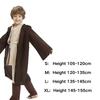 New Kid Children Jedi Knight Cosplay Costume Obi Wan Kenobi Uniform Suit Anakin Skywalker Hooded Robe Cloak Outfits
