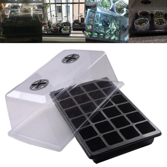 Germination Tray Transparent Cover Eco-friendly PP Flower Nursery Pot for Succulent