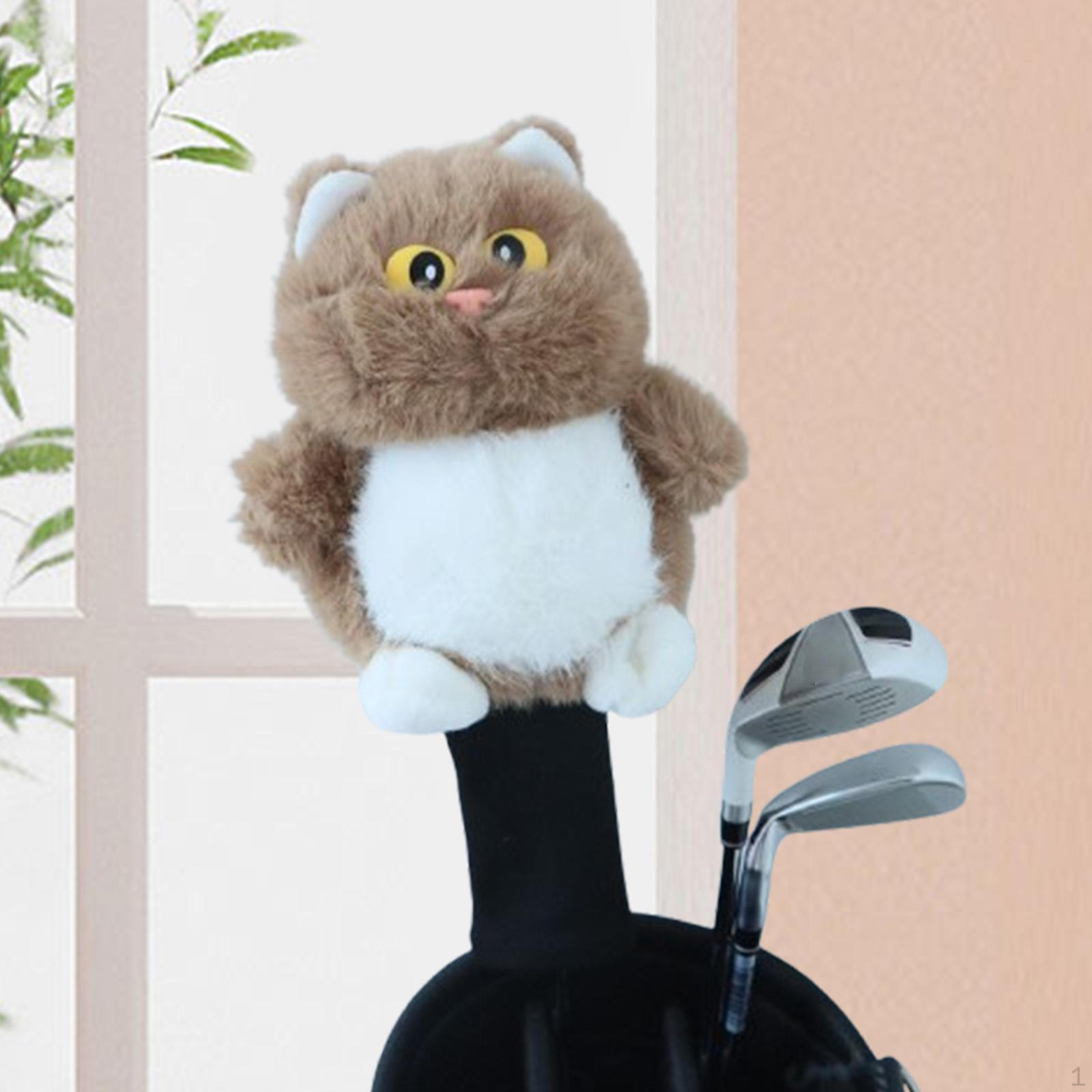 

Чехол для гольфа Fairway Wood для защиты клюшек в парках коричневый