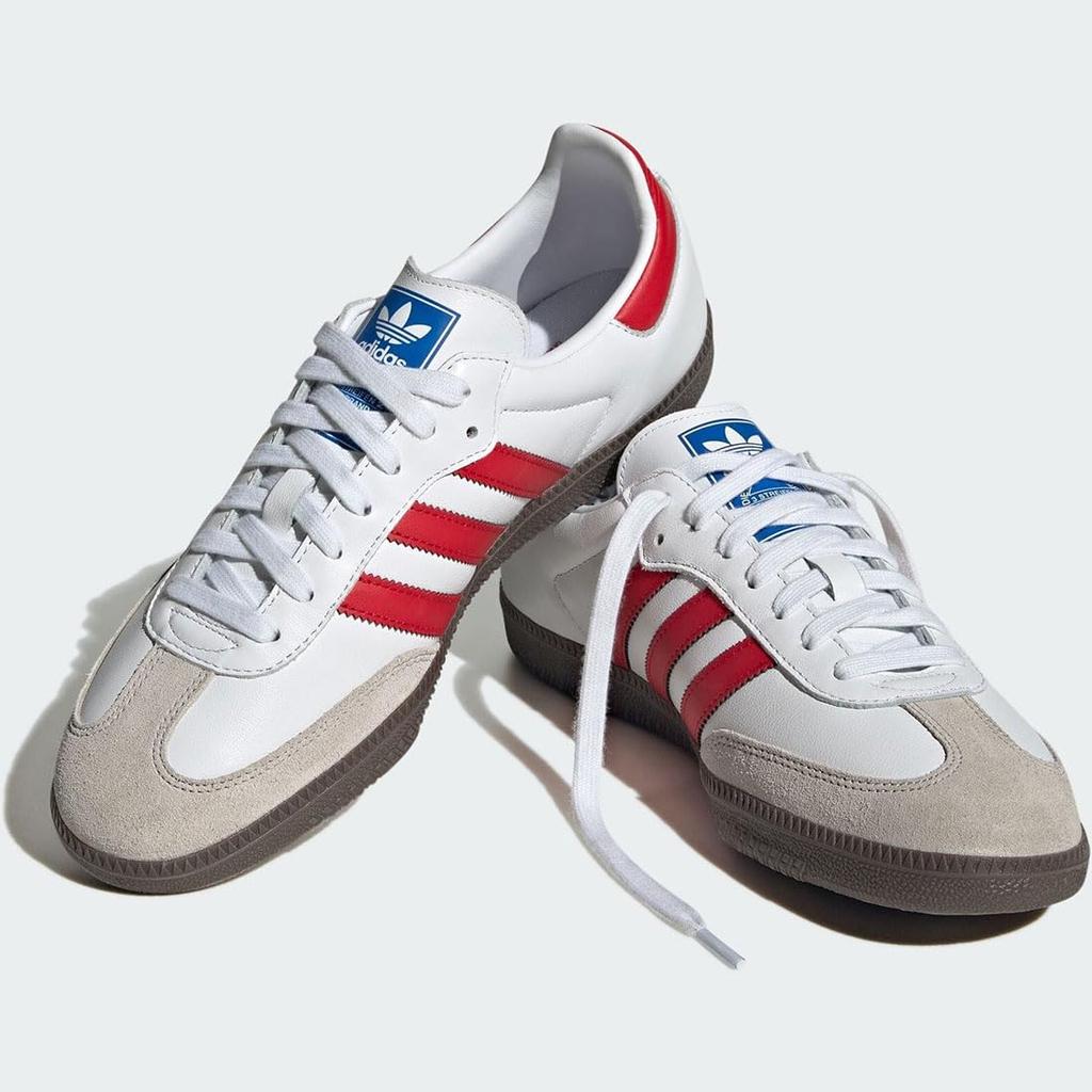 Adidas SAMBA OG Size Footwear, White/Better Scarlet/Supplier Color, IG1025, Japan, 23.5cm