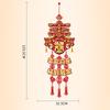 2026 Year Of The Horse Chinese Character Sticker Spring Festival 3D Paper Cuttings Window Decor New Year Wall Hanging Decoration
