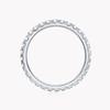 Sterling Silver Gypsophila Moissanite High-End Versatile Ring