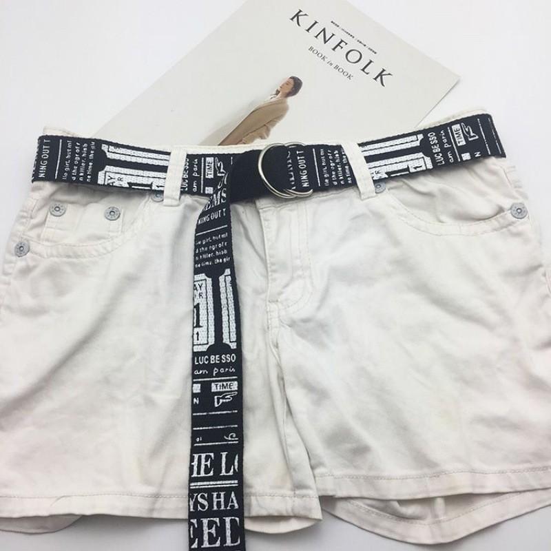 Waist Fashionable Canvas Belt For Men And Women With Chic Double Design Ring