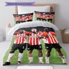 PSV Eindhoven Player Pattern Bedding Home Decoration Birthday Gift ( 1 duvet cover + 2 pillowcase, without core),fan merchandise.