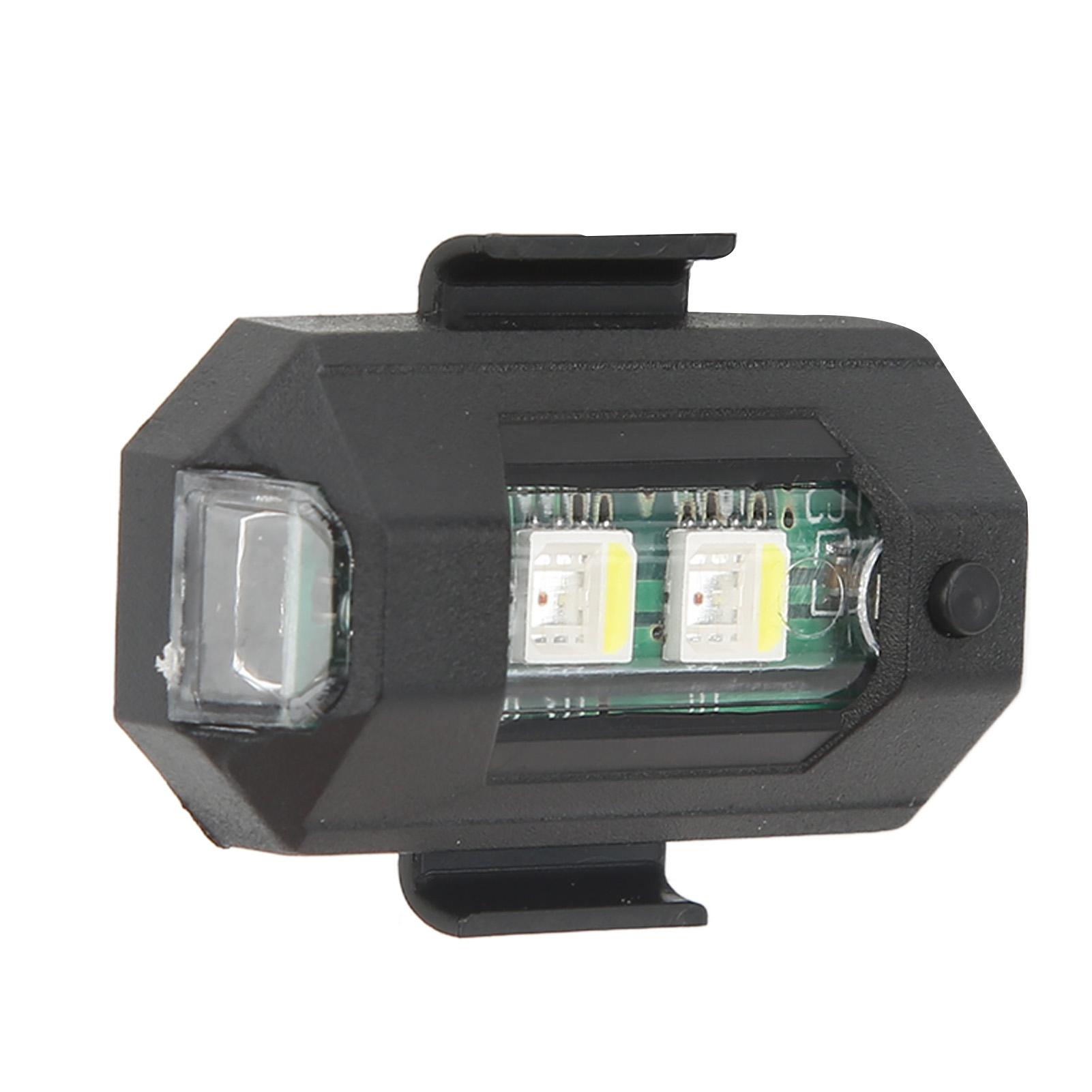 Bike Tail Light Colorful USB Charging Plastic Shell Waterproof LED Turn Signal Indicator for Motorcycle