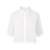 Women's Loose Fit Lapel Short Sleeve Shirt