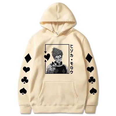 Japanese Anime Hoodie Men Clothing Harajuku Fashion Casual High Street Pullover Fleece Long Sleeve Sweatshirts
