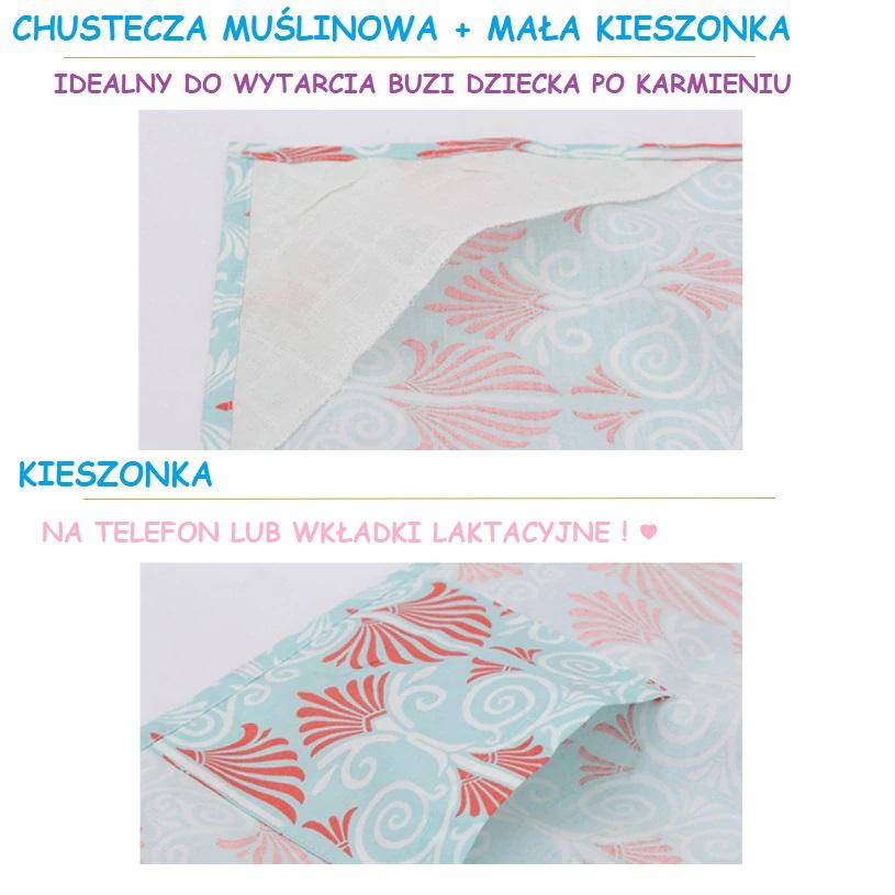 Milababy Nursing Scarf with Window, Bamboo Cover, Swaddle In Case