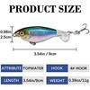 1pc/5pcs Topwater Fishing Lures , Pencil Plopper Fishing Lures for Bass Catfish Pike Perch, Top Water Bass Bait Lure