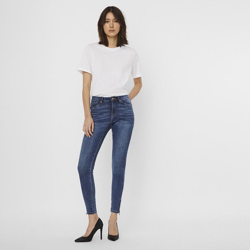

Jeans stretch slim bleu Femme VERO MODA XS синий
