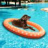 Hunde Schwimmring für Pool Aufblasbarer Hunde Schwimmring für Welpen Schwimmendes Floß für Pool/Reise/Sommer Zubehör