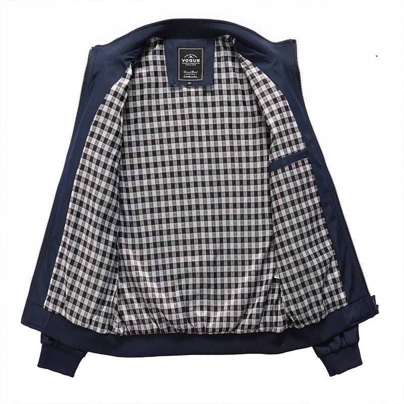 Mittleren alters männer der Papa Dünne Stehkragen Jacke Jacke In Die Älteren