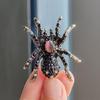 Personalized Fashion Spiders Brooch Delicate Alloy Spiders Brooch with Crystal Embellishment for Evening Wear Parties