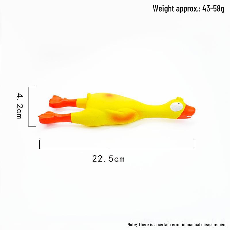 Durable Latex Squeaky Dog Toy for Teething, Stress Relief, and Interactive Training