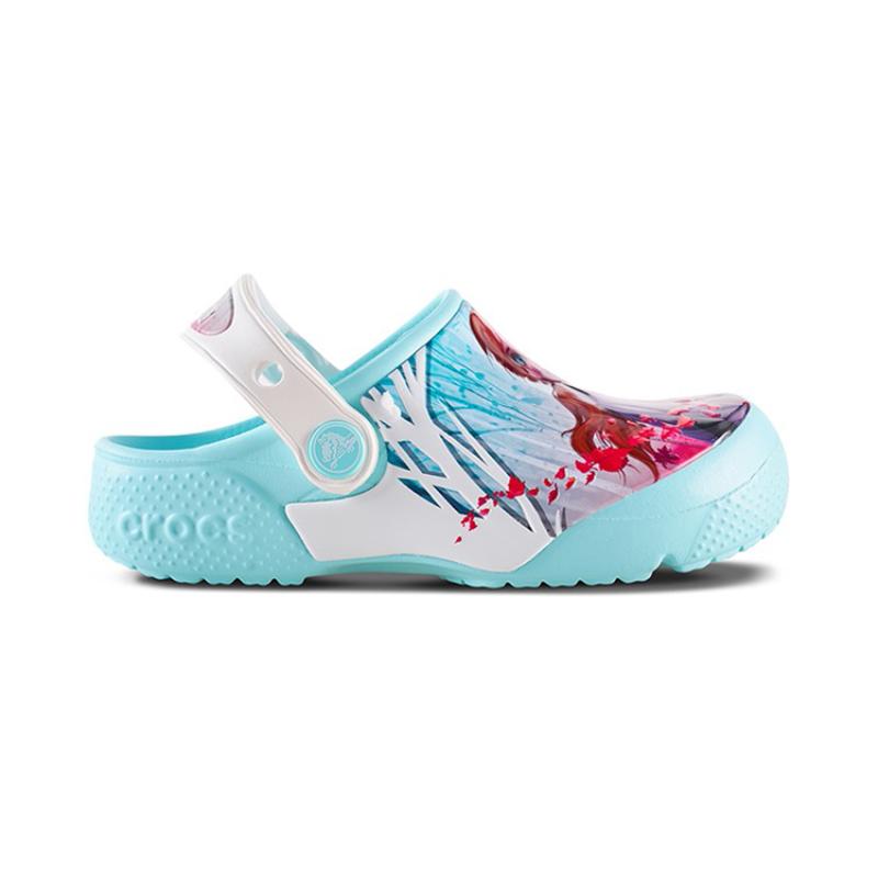 Crocs Fun Academy Frozen 2 Beach Sandals Ice Blue Kids