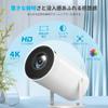 Best 2025 Upgraded Projector for Home Includes Storage Smartphone and Ceiling Motorized Vertical Keystone Rotating Integrated HiFi Compact and Quiet
