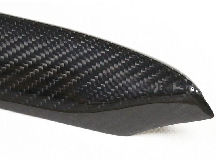 Tesla Model Y Dry Carbon Interior Door Trim Sticker Set