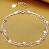 Pulseira de Prata Esterlina 925 Moda Múltiplos Estilos Corrente de Pulseira Para Mulheres Moda Luxo Pulseira com Pingentes Joias de Casamento Presente