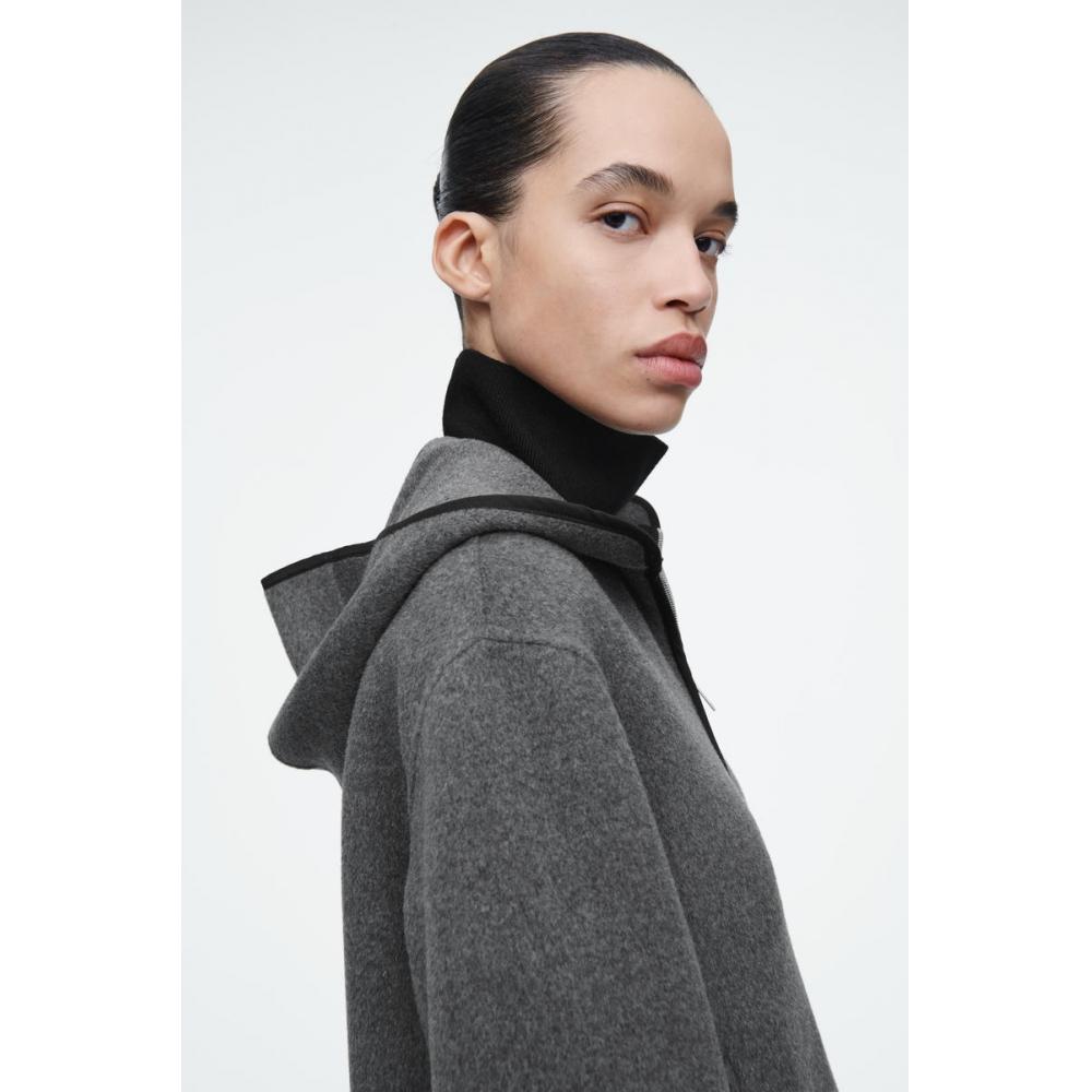 COS Japan Hooded Double Face Wool Jacket