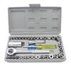 BHBL 40 Pieces of Auto Repair Tools, Car-Mounted Tools, Repair Tools, Emergency Socket Combination Wrench