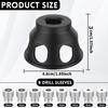 Vertical Drill Guide Doweling Jig 3-10mm 8 Drill Sleeves Aluminum Alloy Drill Positioning Pocket Hole Jig Hole Puncher for Carp