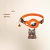 Reflective Cat Collar with Airtag Holder and Bell - Anti-Lost Tracker for Cats
