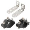 LED Light Bar Brackets 1.2in Bull Bar Tube Work Lamp Mounting Clamp for Motorcycle Truck SUV ATV
