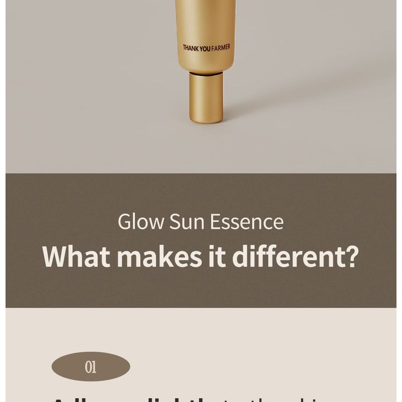 THANK YOU FARMER - Sun Project Glow Sun Essence