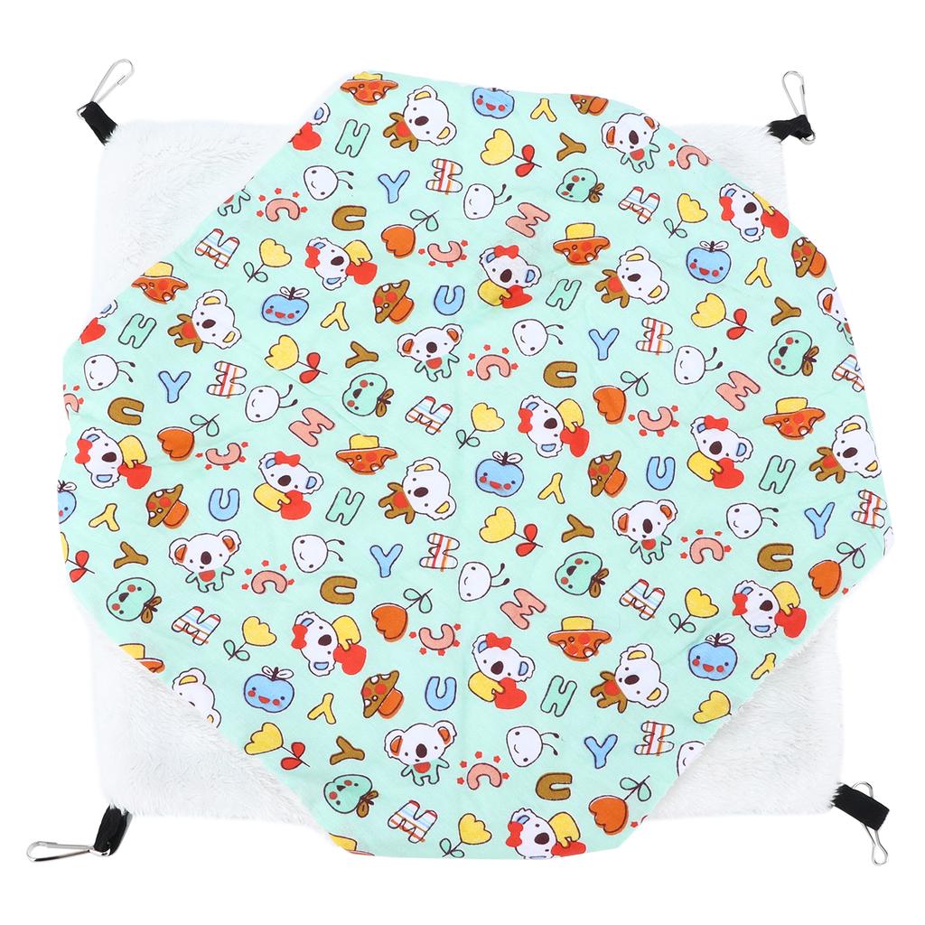 Small Animals Hanging Hammock Warm Plush Bunkbed Pet Cage Hammock for Hamster Ferret Chinchilla