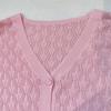 Women's Ice Silk Hollow-Out Cardigan Shawl with Camisole Thin Knit Top