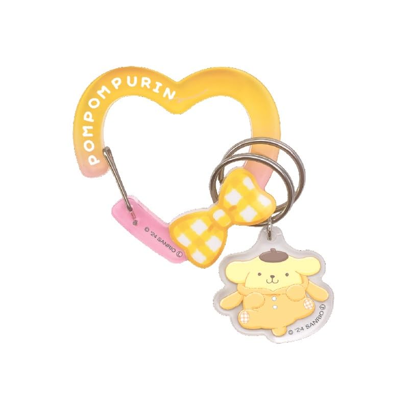 Пластиковый карабин Pompompurin с подвеской (Мокотто)