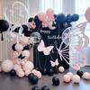 18th Birthday Butterfly Backdrop Decoration for Coming-of-Age Ceremony