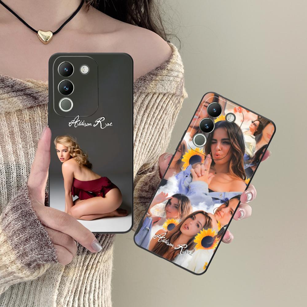 Addison Rae Mobile Phone Case for VIVO V60 V50 V40 V30 V29 V27 V25 V23 Pro Lite 5G Colorful Printing Cover Luxury Pretty Cover