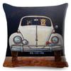 Colorful Cartoon Driving Dog Cushion Cover Decor Lovely Pet Animal Pillowcase Polyester Pillow Case for Sofa Home Car xcm
