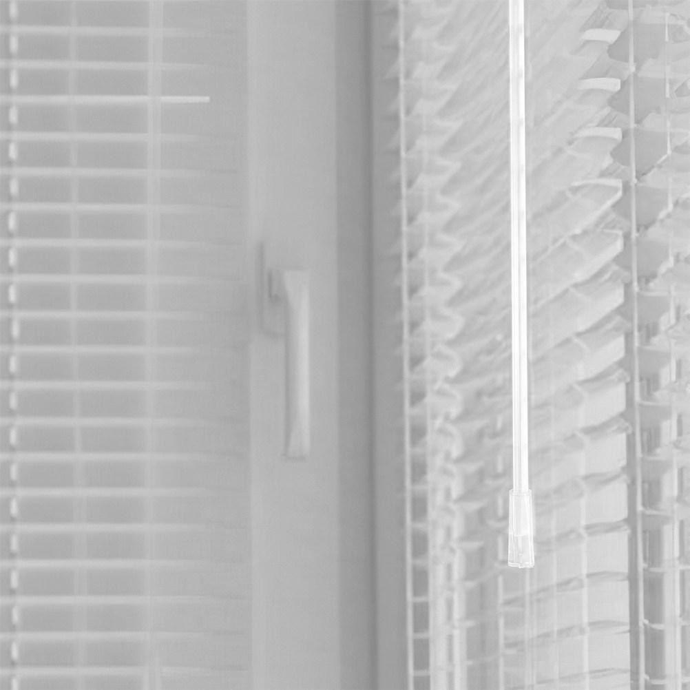 6 Piezas Varilla para Cortinas Venecianas Barra para Cortinas Verticales Accesorios para Persianas Verticales Varilla de Inclinación de Plástico Transparente Piezas de Repuesto Gancho Agarre Bricolaje Uso en el Hogar