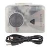 Portable Cassette Player with USB or USB Power Clear Ideal for Everyday Use 3.5mm Jack, Built-in Speaker, FM/AM Radio, Converter, Supply, Sound.