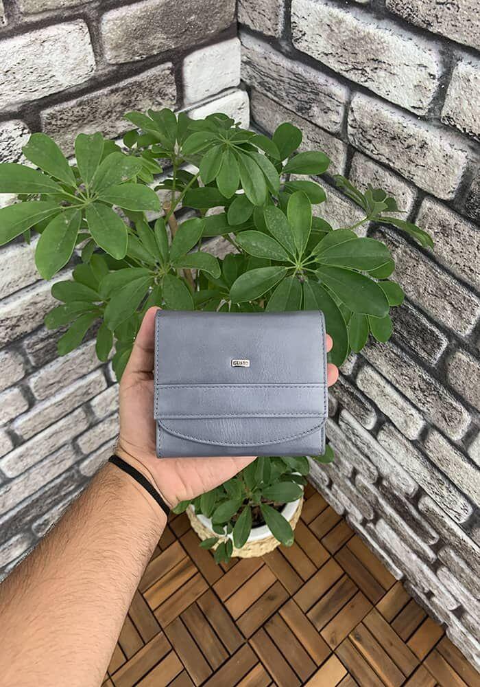 

Guard Multi-Compartment Gray Stylish Leather Women s Wallet