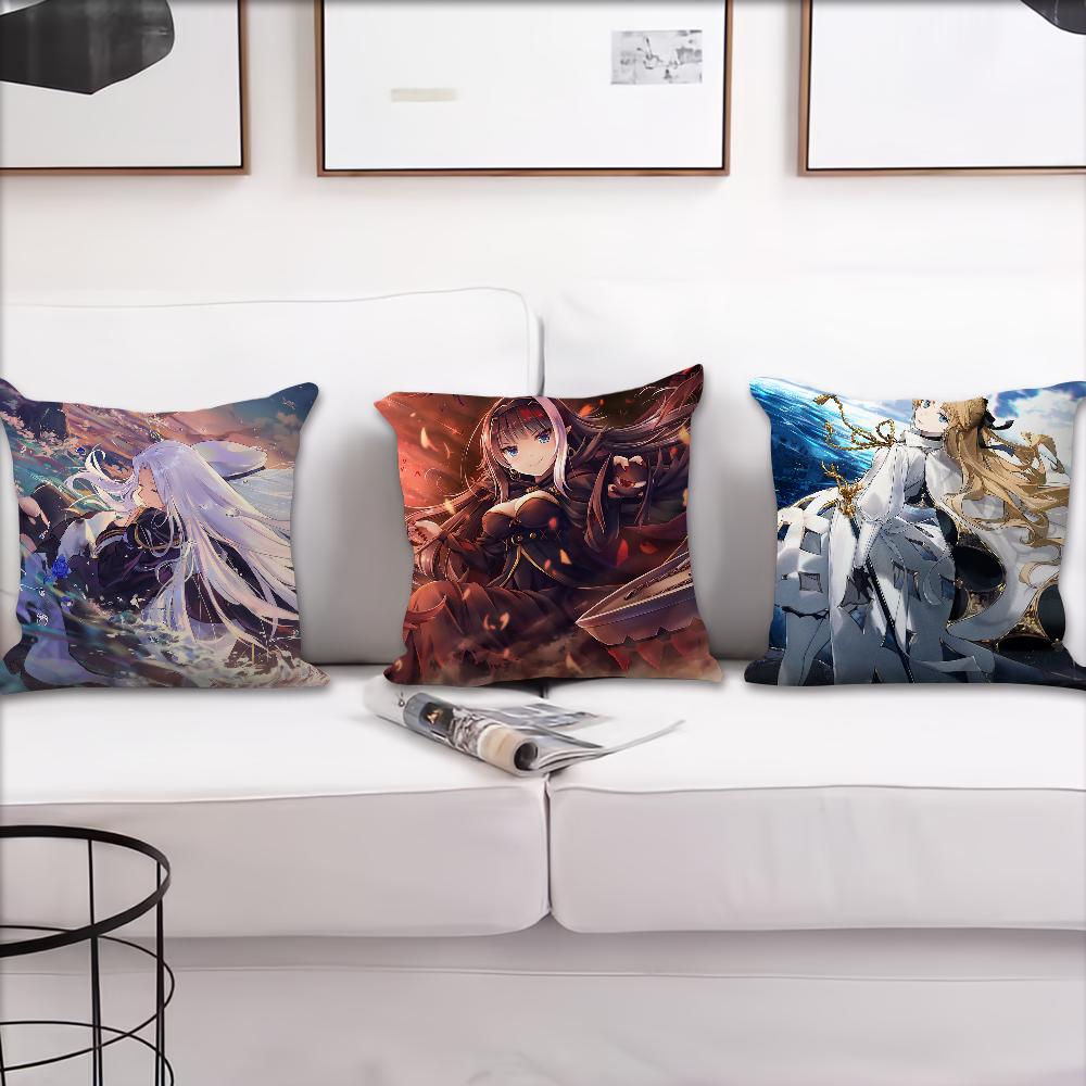 Game Azur Lane cute cushion cover Pillow Cover Decoration Room Home Sofa living Office Car Nordic Simplicity