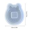 DIY Kitten Ornament Quicksand Silicone Epoxy Mold DIY Keychain Pendant Jewelry Crafting Mould for Valentines Love Gift