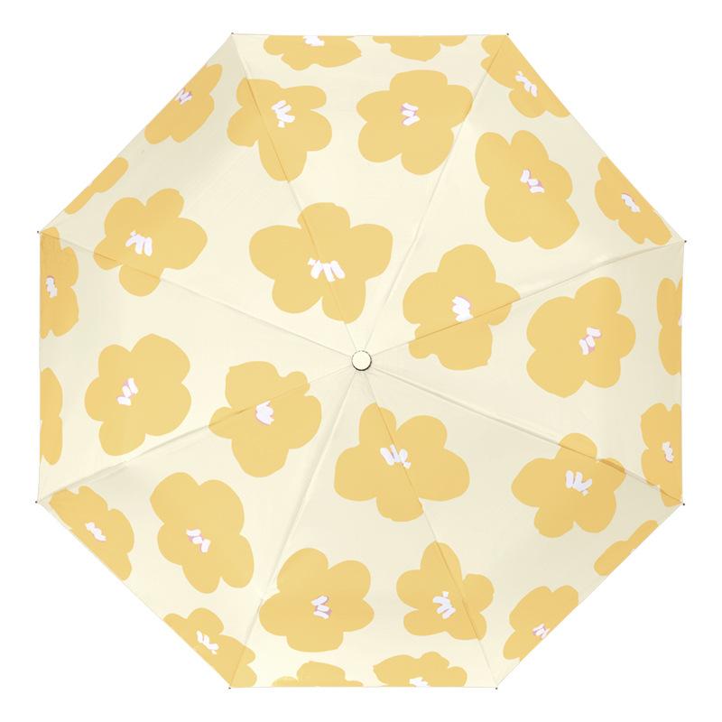 Vollautomatischer Damen-Sonnenschirm, UV-Schutz, faltbar, niedlicher Sonnenschirm, regnerischer Regenschirm mit doppeltem Verwendungszweck