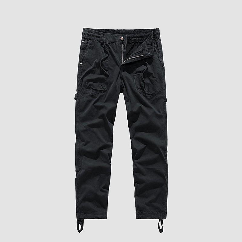Men's Overalls High-end Ruffian Handsome Men's Pants Wear-resistant Idle Men's High-end Pants Trendy High Street Men's Loose Trousers