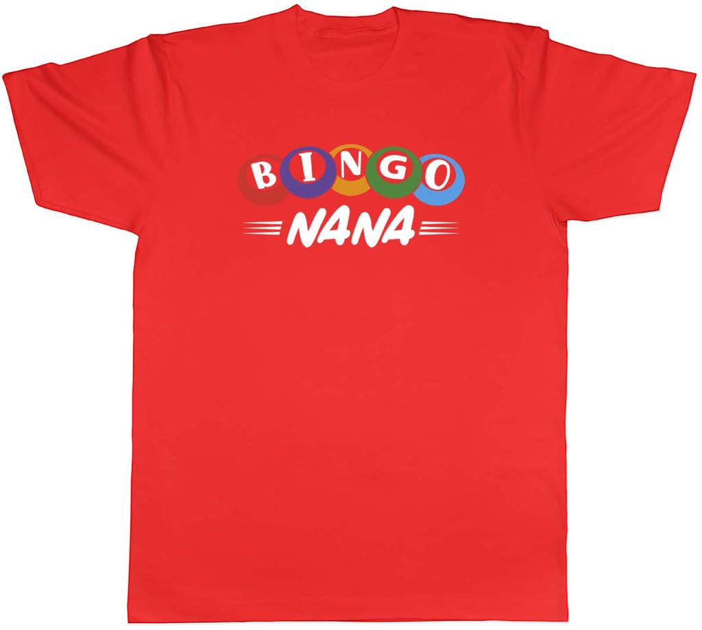 Bingo Nana Unisexs TShirt Number Card Jackpot Tee Gift