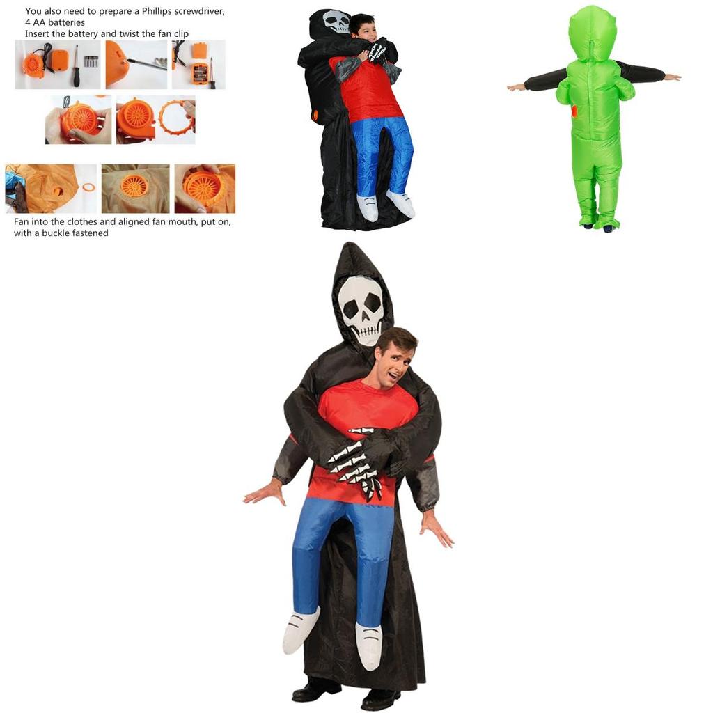 Fantastic Waterproof Inflatable Et Cosplay Costume For Adults And Kids