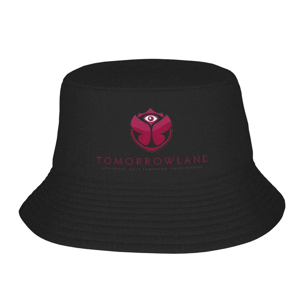 Streetwear Tomorrowlands Festival Music Bucket Hat Women Packable Outdoor Sport Fishing Fisherman Summer Beach Wear