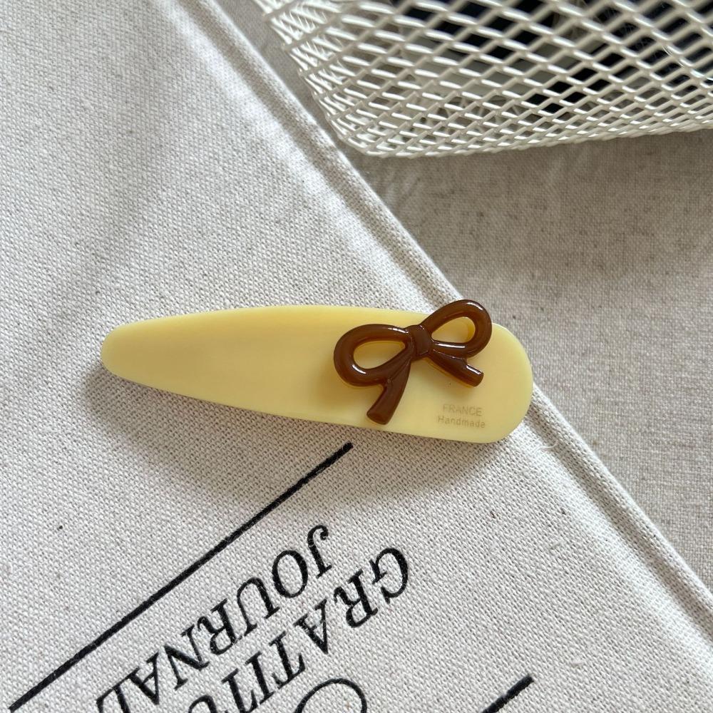 Bowknot Acetate Hairpin Acetic Acid Bangs Clips Personalized Bow Hair Clip Headwear