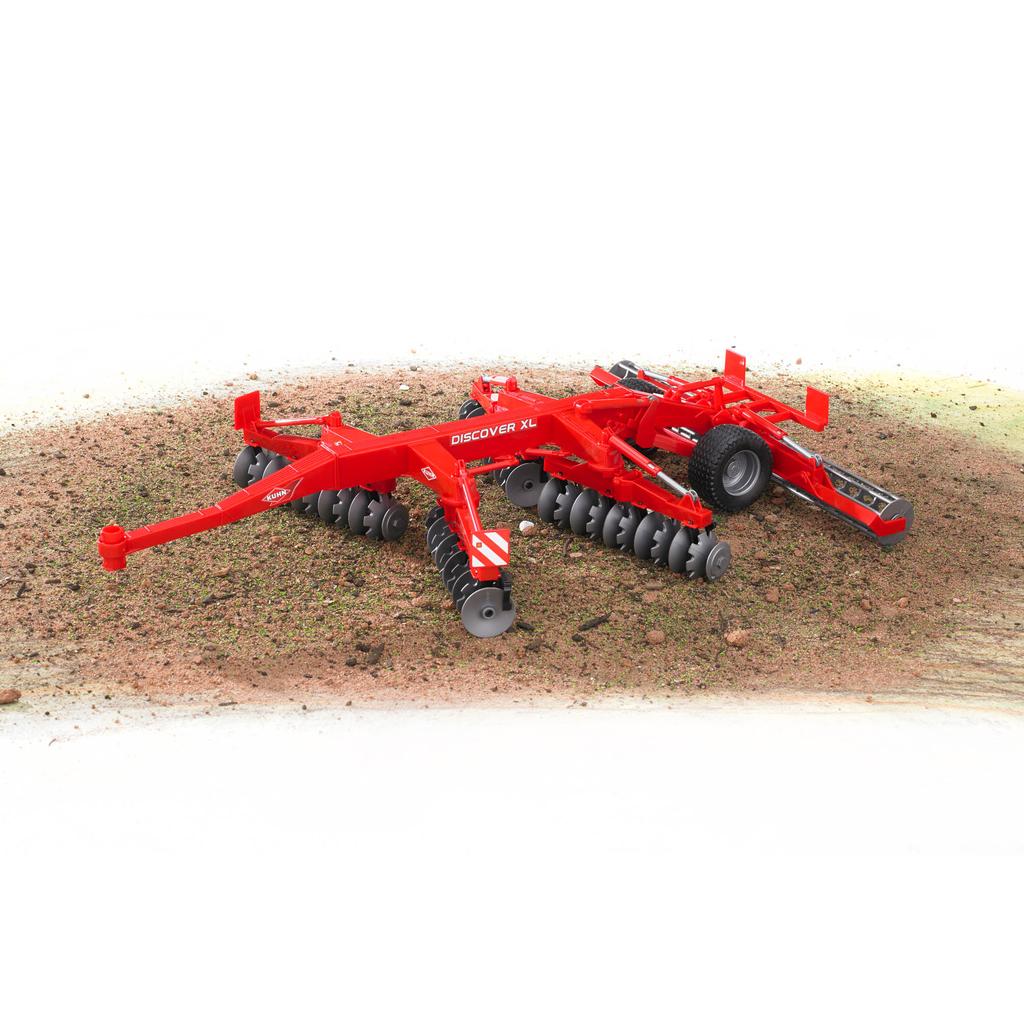 Kuhn Discover Harrow Lifting Arms BRUDER 02217 Profi Series 1:16