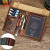 Men's Genuine Leather Crossbody Laptop Bag – Top Layer Cowhide Briefcase Handbag